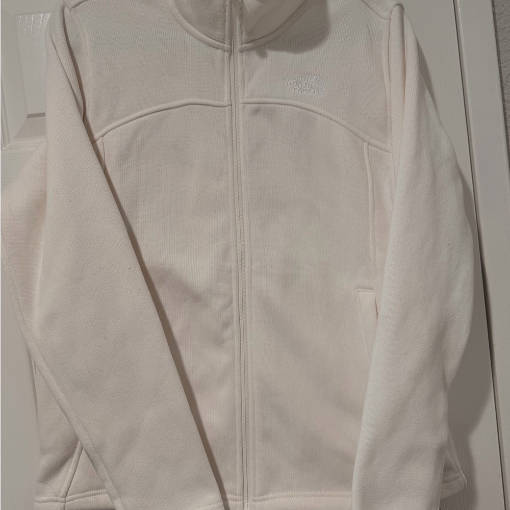 The North Face Women's cream full zip jacket